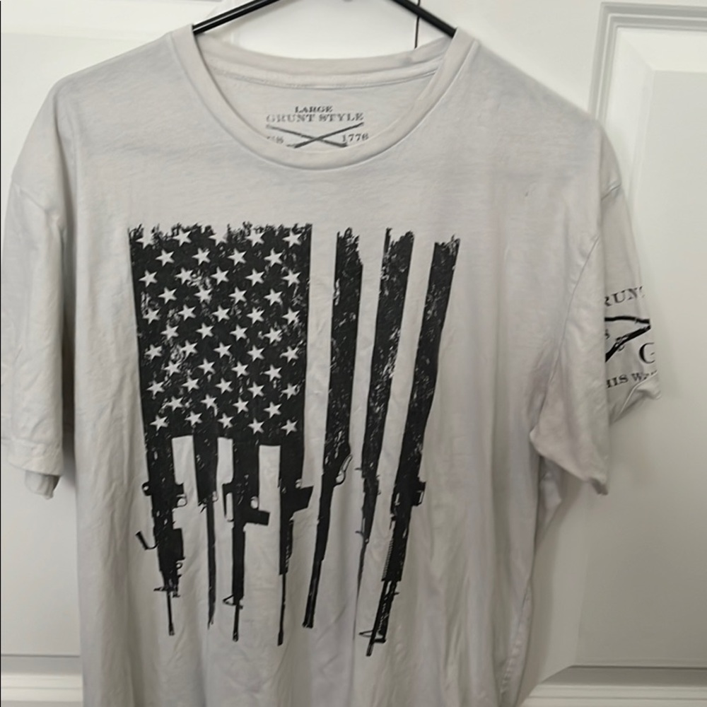 Grunt style White T-Shirt
